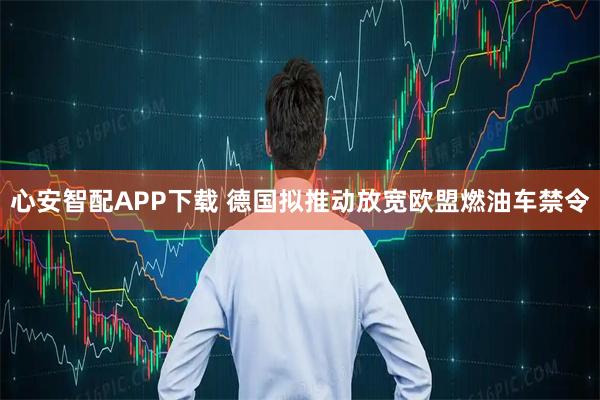 心安智配APP下载 德国拟推动放宽欧盟燃油车禁令